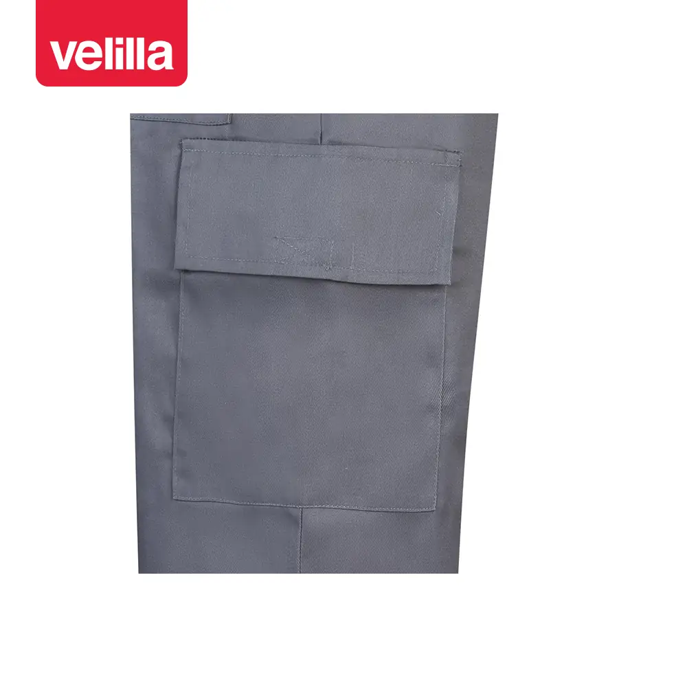 Pantalón multibolsillos Velilla 31601 7 Pantalón multibolsillos Velilla 31601 Gris, detalle de bolsillo lateral