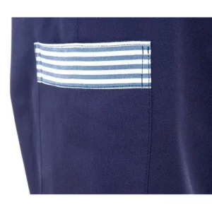 Pantalón pijama Velilla 319 Azul marino, detalle de bolsillo lateral