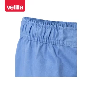 Pantalón de pijama sanitario Velilla 336 Celeste, detalle de cinturilla elástica