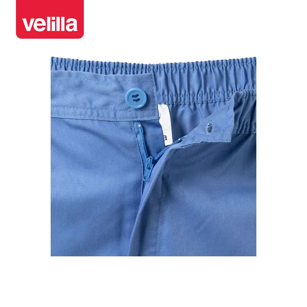 Pantalón de pijama sanitario Velilla 336 14 Pantalón de pijama sanitario Velilla 336 Celeste, detalle de cierre delantero
