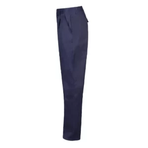 Pantalón de trabajo algodón Velilla 342 Azul marino, vista lateral