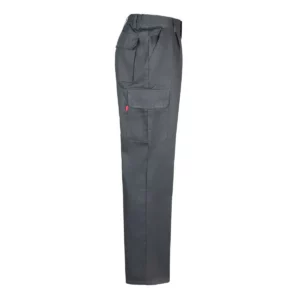 Pantalón algodón multibolsillos Velilla 343 Gris, vista lateral opuesta