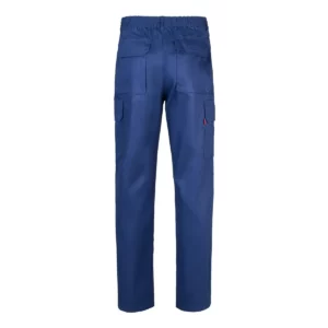 Pantalón algodón multibolsillos Velilla 343 Azulina, vista trasera