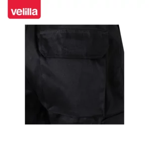 Bermuda multibolsillos Velilla 344 Negro, detalle de bolsillo trasero