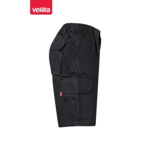 Bermuda multibolsillos Velilla 344 Negro, vista lateral opuesta