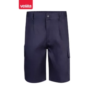 Bermuda multibolsillos Velilla 344 Azul marino, vista frontal