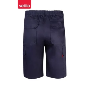Bermuda multibolsillos Velilla 344 Azul marino, vista trasera
