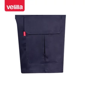 Bermuda multibolsillos Velilla 344 Azul marino, detalle de bolsillo lateral