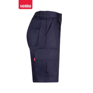 Bermuda multibolsillos Velilla 344 Azul marino, vista lateral opuesta