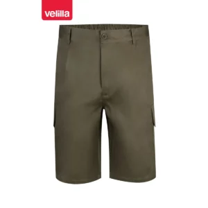 Bermuda multibolsillos Velilla 344 Verde caza, vista frontal