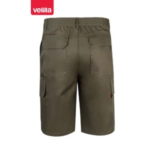 Bermuda multibolsillos Velilla 344 Verde caza, vista trasera