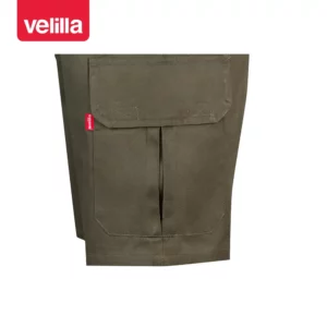 Bermuda multibolsillos Velilla 344 Verde caza, detalle de bolsillo lateral