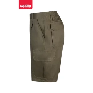 Bermuda multibolsillos Velilla 344 Verde caza, vista lateral