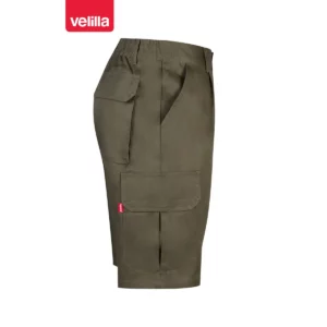 Bermuda multibolsillos Velilla 344 Verde caza, vista lateral opuesta
