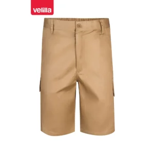 Bermuda multibolsillos Velilla 344 Beige, vista frontal