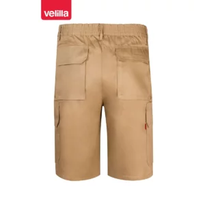 Bermuda multibolsillos Velilla 344 Beige, vista trasera