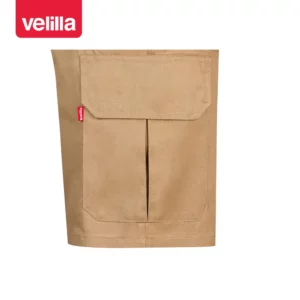 Bermuda multibolsillos Velilla 344 Beige, detalle de bolsillo lateral