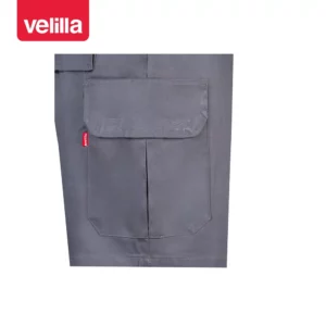 Bermuda multibolsillos Velilla 344 Gris, detalle de bolsillo lateral