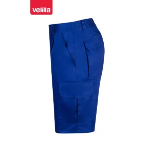 Bermuda multibolsillos Velilla 344 Azulina, vista lateral