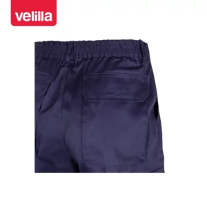 Pantalón multibolsillos Velilla 345 Azul marino, detalle de bolsillo trasero