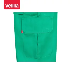 Pantalón multibolsillos Velilla 345 Verde, detalle de bolsillo lateral