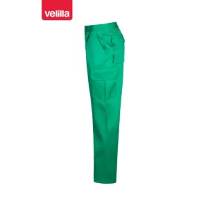Pantalón multibolsillos Velilla 345 Verde, vista lateral