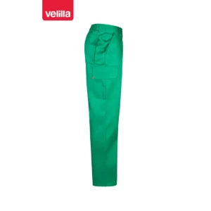 Pantalón multibolsillos Velilla 345 Verde, vista lateral opuesta