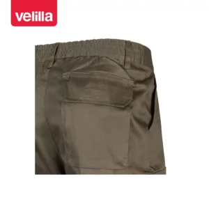 Pantalón multibolsillos Velilla 345 Verde caza, detalle de bolsillo trasero