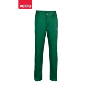 Pantalón multibolsillos Velilla 345 Verde bosque, vista frontal
