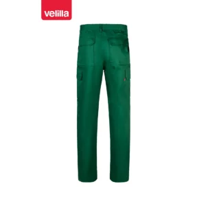 Pantalón multibolsillos Velilla 345 Verde bosque, vista trasera