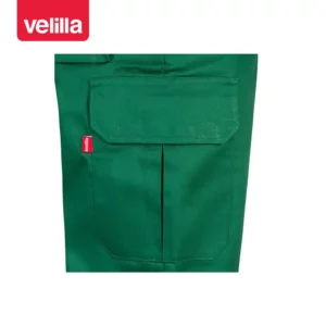 Pantalón multibolsillos Velilla 345 Verde bosque, detalle de bolsillo lateral