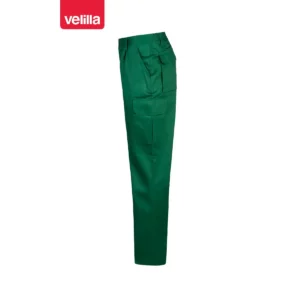 Pantalón multibolsillos Velilla 345 Verde bosque, vista lateral