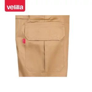 Pantalón multibolsillos Velilla 345 Beige, detalle de bolsillo lateral
