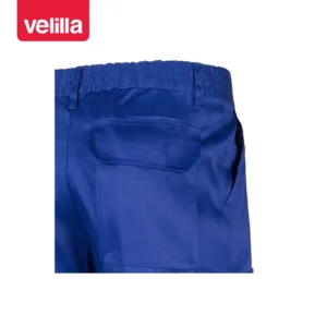 Pantalón multibolsillos Velilla 345 Azulina, detalle de bolsillo trasero