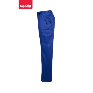 Pantalón multibolsillos Velilla 345 Azulina, vista lateral