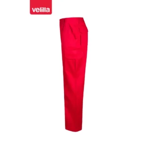 Pantalón multibolsillos Velilla 345 Rojo, vista lateral