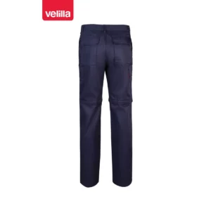 Pantalón desmontable multibolsillos Velilla 346 Azul marino, vista trasera