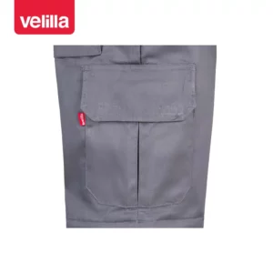 Pantalón desmontable multibolsillos Velilla 346 Gris, detalle de bolsillo lateral