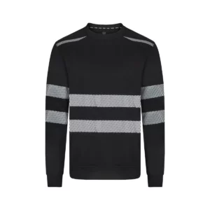 Sudadera cuello redondo Velilla 355701 Negro, vista frontal