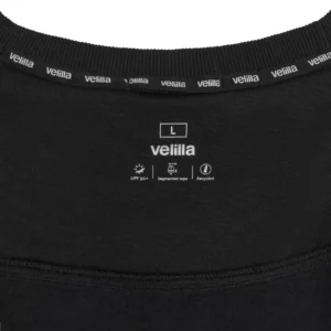 Sudadera cuello redondo Velilla 355701 Negro, detalle de interior del cuello