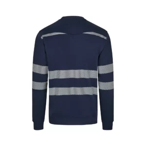 Sudadera cuello redondo Velilla 355701 Azul navy, vista trasera