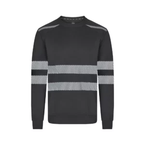 Sudadera cuello redondo Velilla 355701 Gris antracita, vista frontal