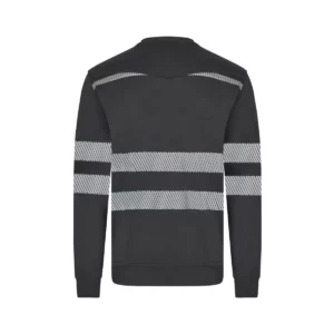 Sudadera cuello redondo Velilla 355701 Gris antracita, vista trasera