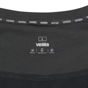 Sudadera cuello redondo Velilla 355701 Gris antracita, detalle de interior del cuello