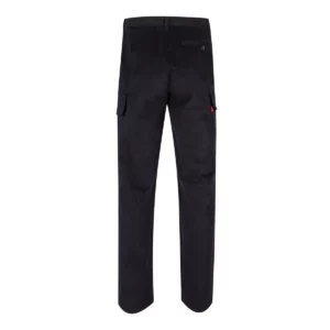 Pantalón pana multibolsillos Velilla 380 Azul marino, vista trasera