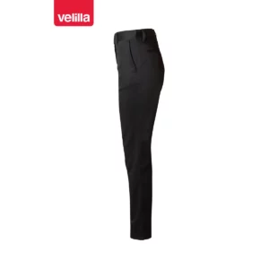 Pantalón chino stretch mujer Velilla 403003S negro, vista lateral
