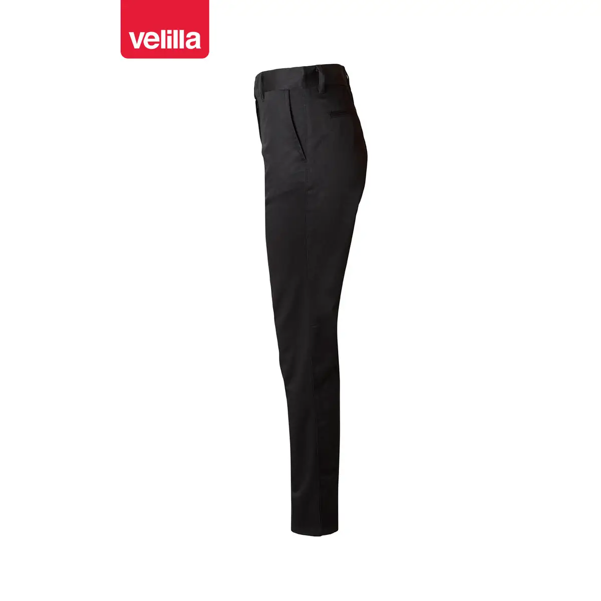 Pantalón chino stretch mujer Velilla 403003S 2 Pantalón chino stretch mujer Velilla 403003S negro, vista lateral