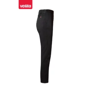 Pantalón chino stretch mujer Velilla 403003S negro, vista lateral