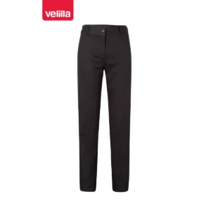 Pantalón chino stretch de mujer Velilla 403005S Negro, vista frontal
