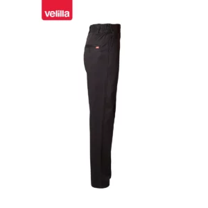 Pantalón chino stretch de mujer Velilla 403005S Negro, vista lateral opuesta